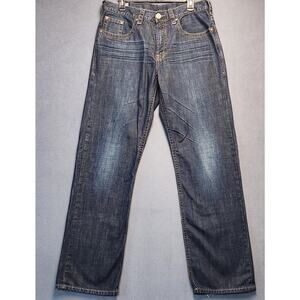 John B. Stetson Men's Jeans Size 34x34 Modern Straight Leg 1312 Dark Wash